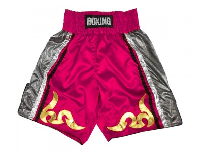 Pantaloncini da boxe personalizzati : KNBSH-030-Rosa